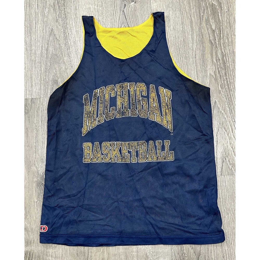 Vintage Michigan Wolverines Jersey Women's XL‎ 18-20 Navy Basketball Jersey